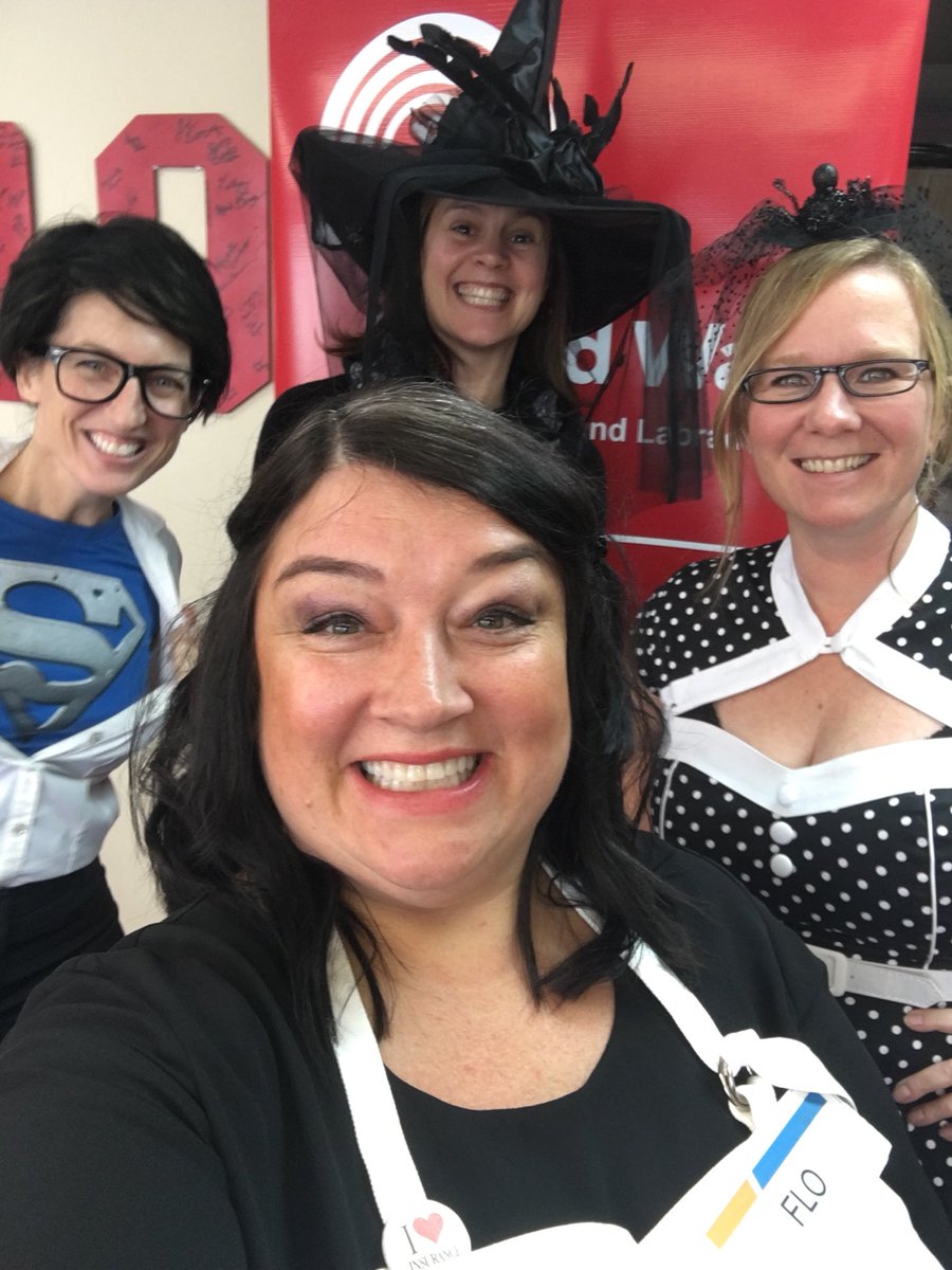 UnitedWayNL's tweet image. Nothing to see here! Just #progressiveFlo #witchywitch #superman #fancy50shousewife at #unitedway today! Happy &amp;amp; Safe Halloween everyone!