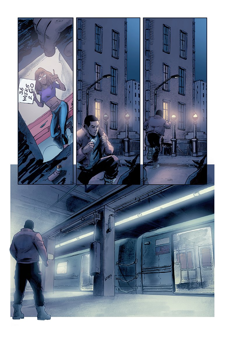 GilbertDeltrez's tweet photo. #LAIR flashback color filter looks so good! #horror #comics #makecomics #comicbooks #graphicnovels #creatorowned https://t.co/PB4WUl1TQg