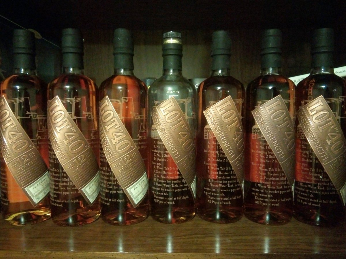 Devoz001's tweet photo. Finally! Lot 40 Cask Strength now available at many LCBO locations in GTA/Ontario. https://t.co/xp5W9s1Yoa