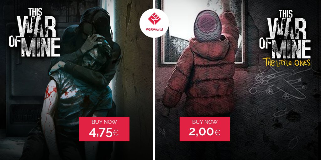 It's time for <a href="/11bitstudios/">11 bit studios | NEW GAME REVEALED</a> #sale! Check out -> bit.ly/ThisWarOfGR
#DealoftheDay #ThisWarOfMine #pcmasterrace