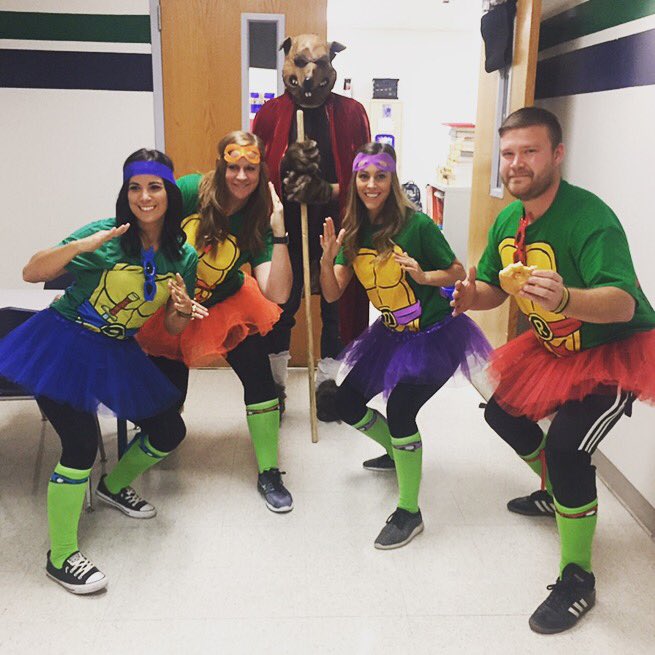 straumann_molly's tweet photo. Teenage Mutant Ninja Teacher!!! @AmyBlum @EricKipp3 https://t.co/f4cy2kxAuP