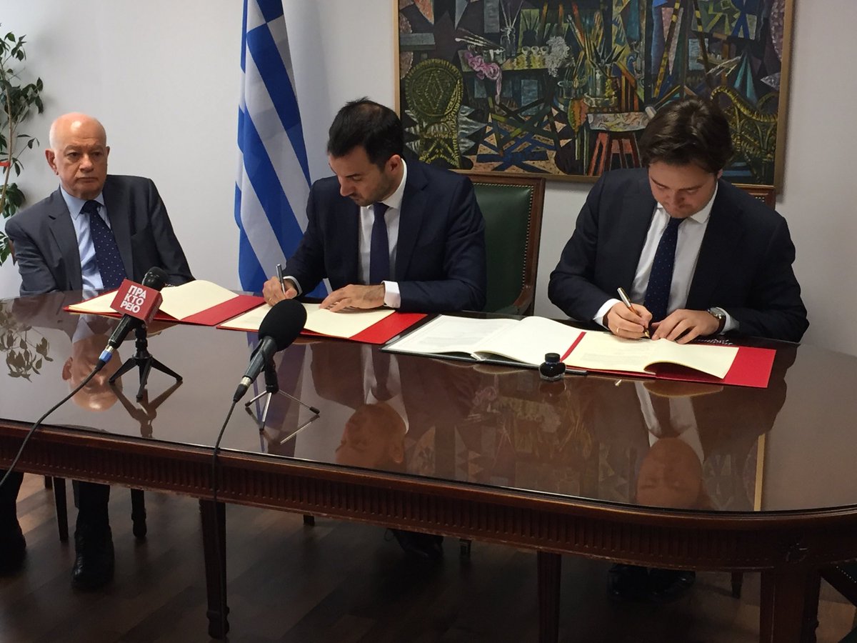 JornGjelstad's tweet photo. MoU for next period of @EEANorwayGrants signed today in Athens. € 117 mill to be allocated to prioritized sectors in #Greece. @GreeceMFA https://t.co/GyHn7kejew