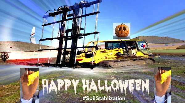 TXProChemSoil's tweet photo. L👀k what we got on our Water Injection Project #SoilStabilization #HappyHalloween #FoundationRepair #Construction #DallasBuilders #Texas https://t.co/Hyuwm5qn6W