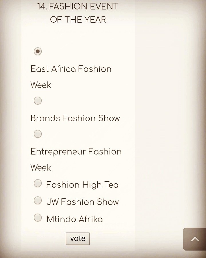 EAFW017's tweet photo. Vote for us for @PIFWA_001 in the fashion event of the year category.
https://t.co/2V6JWH9bRC

#EAFW #EastAfricaFashionWeek https://t.co/K7ujyOWg38