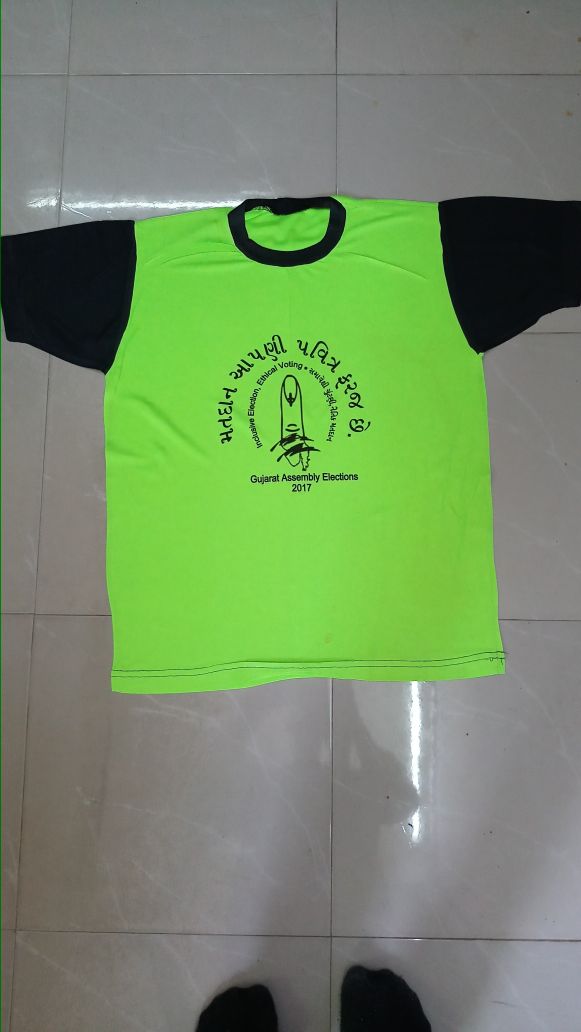 Voter awareness drive during run for unity programme <a href="/chhotaudepur/">Rathva prem</a>. <a href="/CEOGujarat/">Chief Electoral Officer, Gujarat</a>