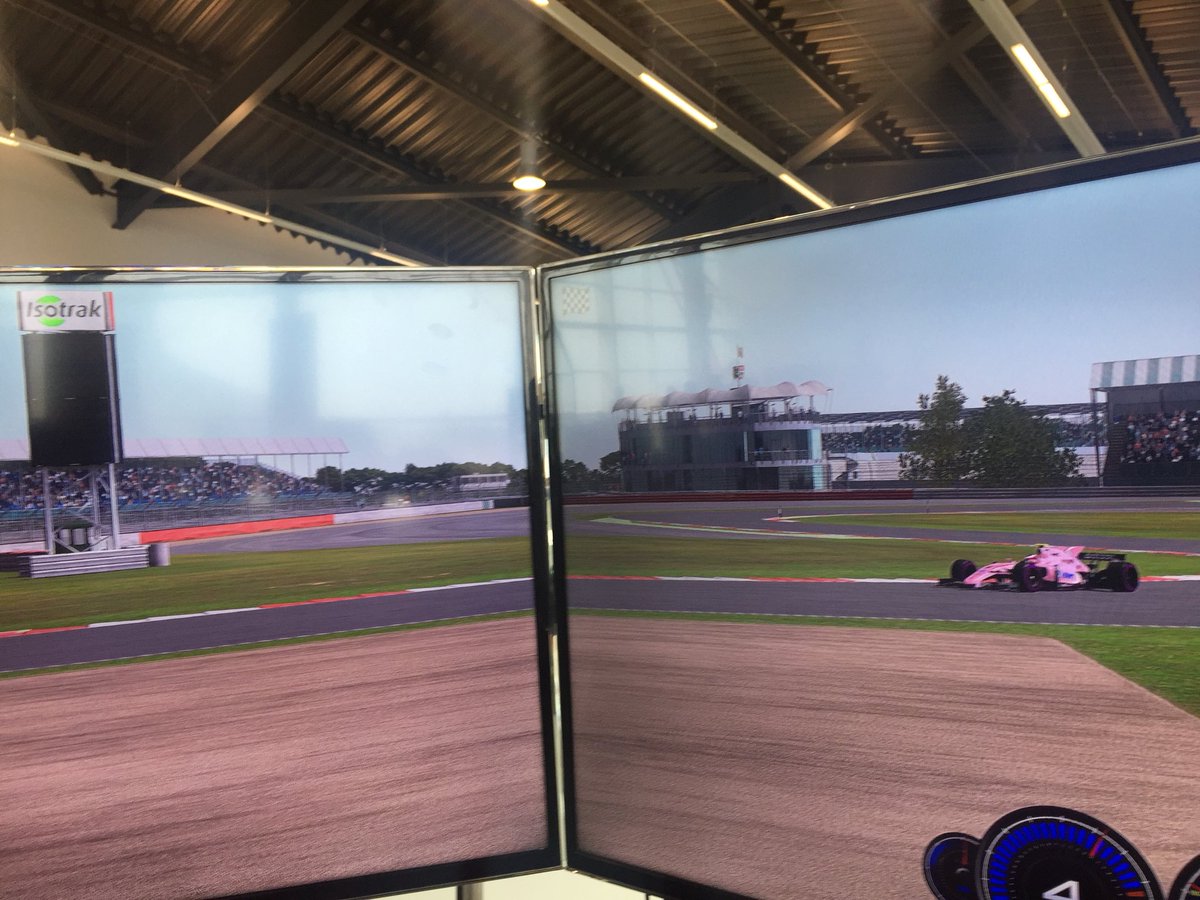 In the wing building with 2 triple screen race seats entertaining guests of <a href="/verilocation/">Verilocation</a> #DrivingExcellence #EventProfs #Racing