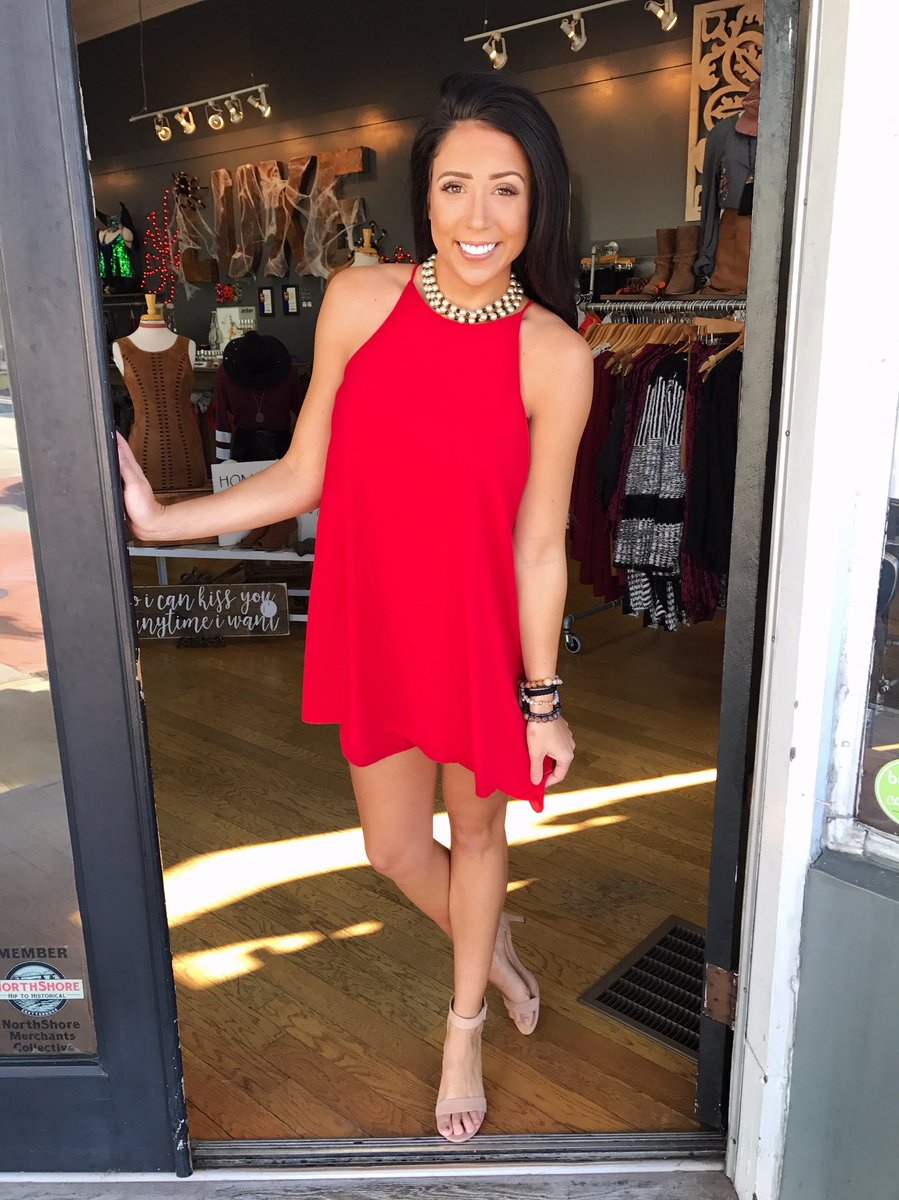 Luxe_Chatt's tweet photo. When in doubt, always wear R E D ❤️❤️❤️ little mini dress available now! #shopluxeboutiques https://t.co/rCGOXpsC9M