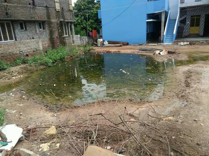 Svgcollector's tweet photo. This is the Compliant Received with the following Photo "This is the road situation of Periyarnagar 8th ward, Thiruppathur Town Panchayat. https://t.co/F4JCgLvcna