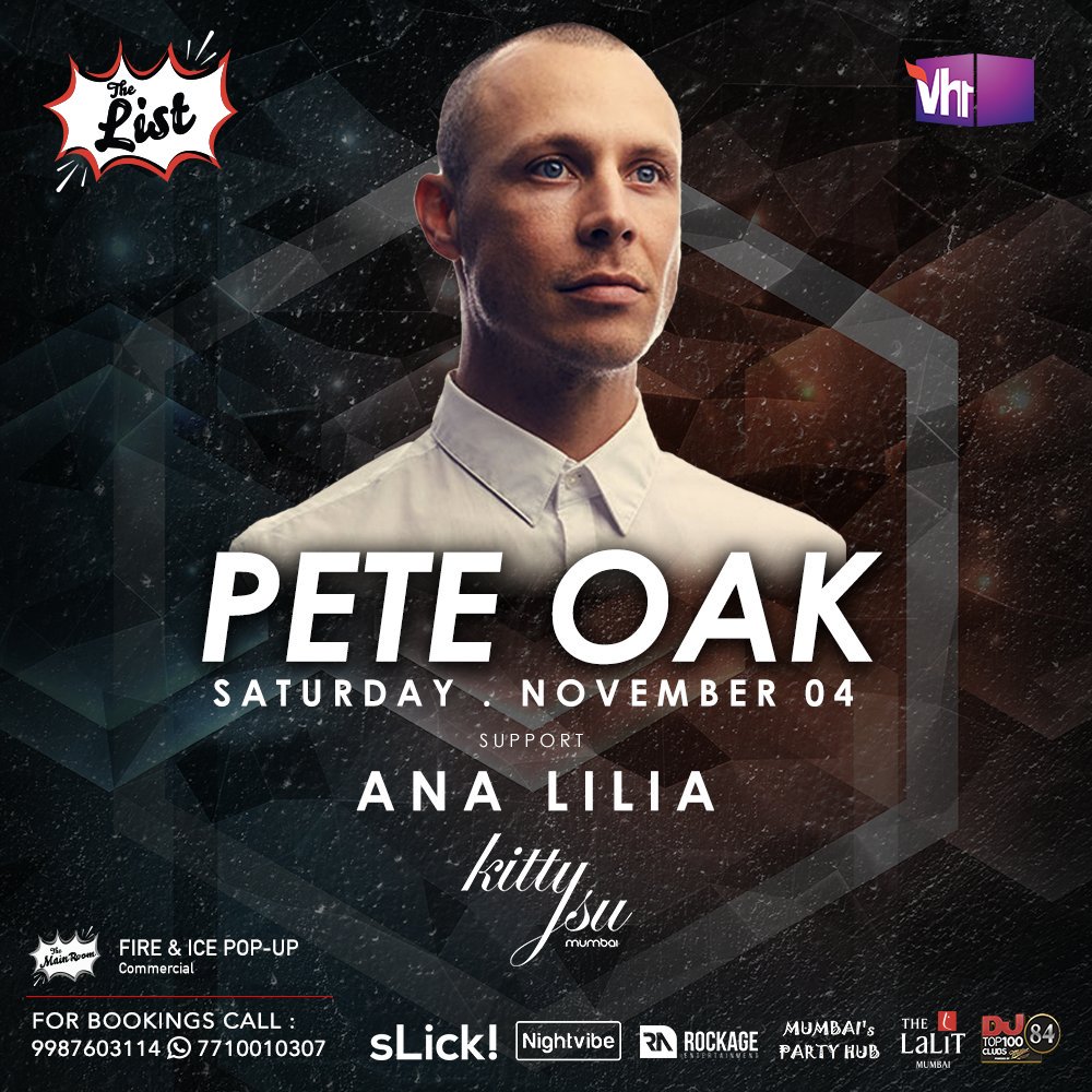 sLick_IN's tweet photo. #Announcement 
Boys &amp; Girls!! Big one this week at The List #KittySu Mumbai

#PeteOak https://t.co/RMHyN6AIxy