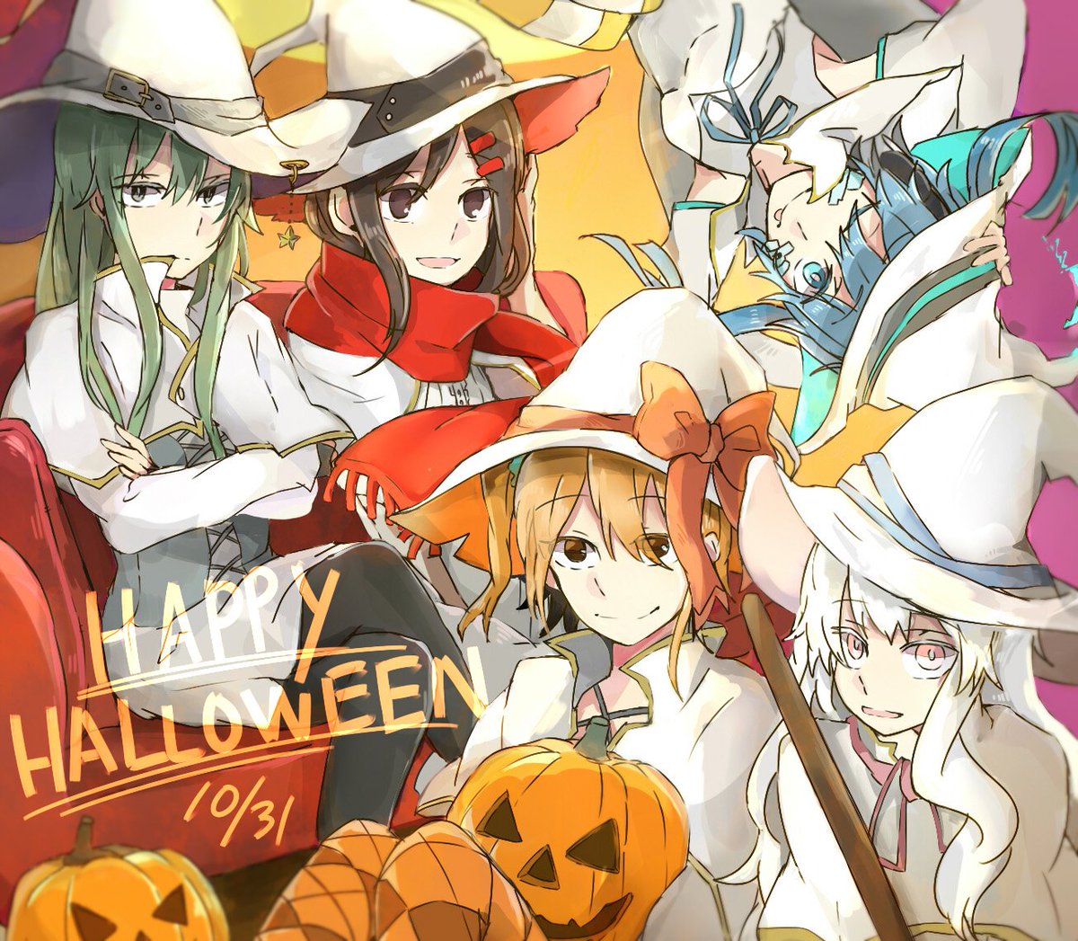 K 深夜 ハッピーハロウィン カゲプロ女性陣ハロウィン 魔女会 K 深夜 ハッピーハロウィン カゲプロ女性陣ハロウィン 魔女会