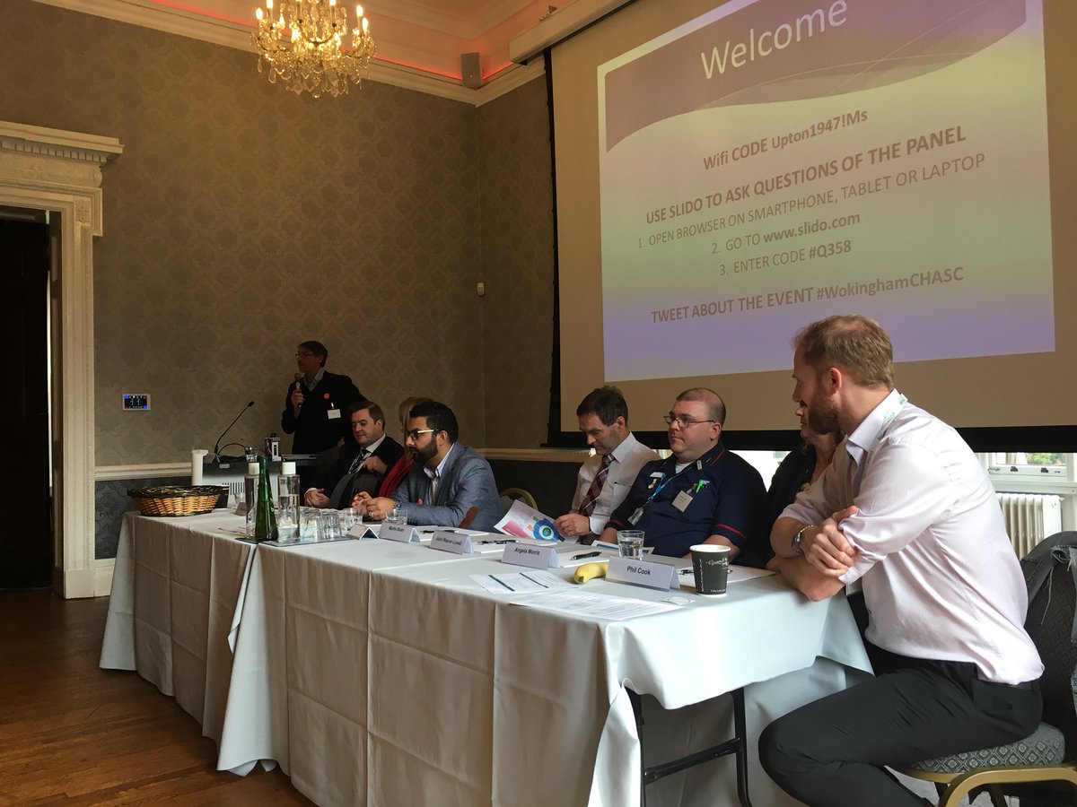 Fantastic panel of speakers at the Wokingham CHASC event this afternoon #WokinghamCHASC #integration #wokingham