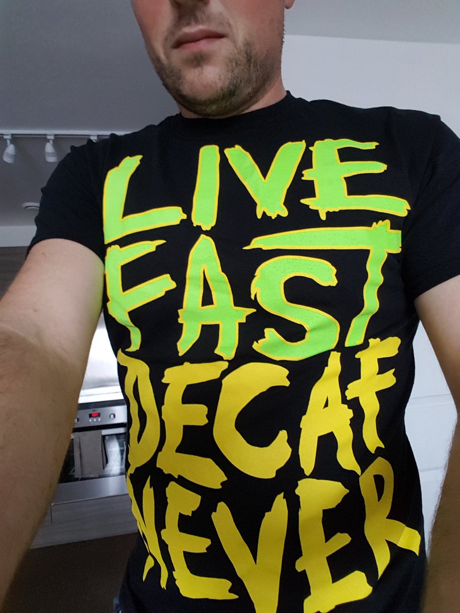 New tee (with added chin) thanks a lot <a href="/Shamcityroaster/">Sham City Roasters</a>