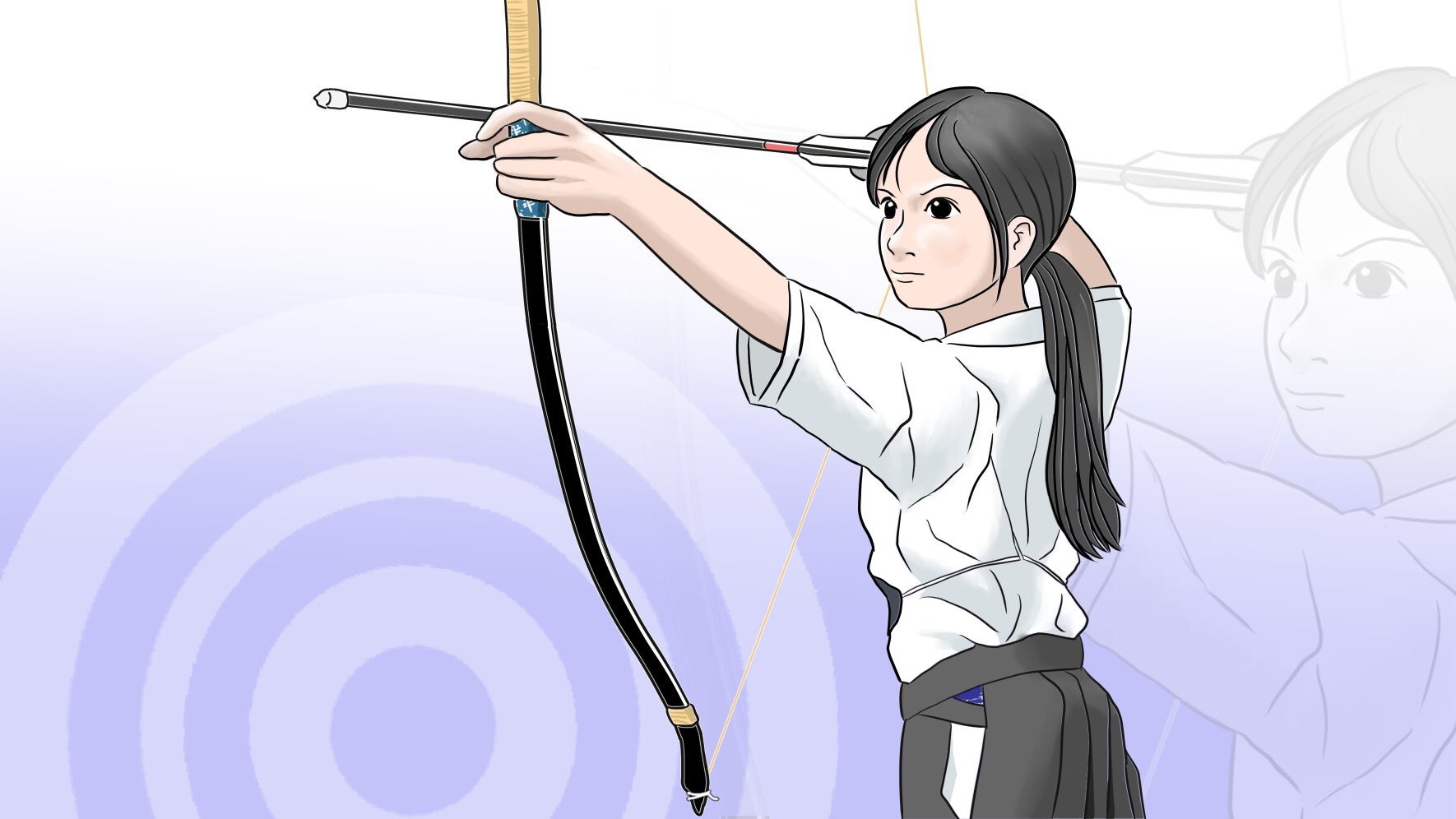 萩本舞 弓道 しらまさん Siramatmp が描いてくれた絵幸せ過ぎるっ 描いてもらえるって嬉しい ありがとうございます イラスト 嬉しい 弓道 弓引くモデル T Co W9phas1bji Twitter