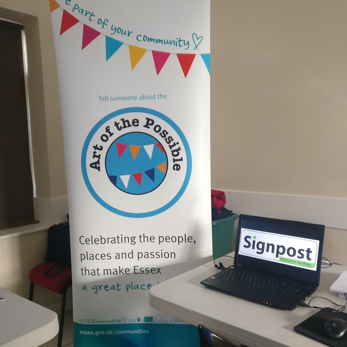 We're here at the <a href="/AllianceEssex/">The Essex VCSE Alliance</a> launch! Also the last day of <a href="/ArtotPossible/">Art Of The Possible</a> #AotP2017 #connectingessex