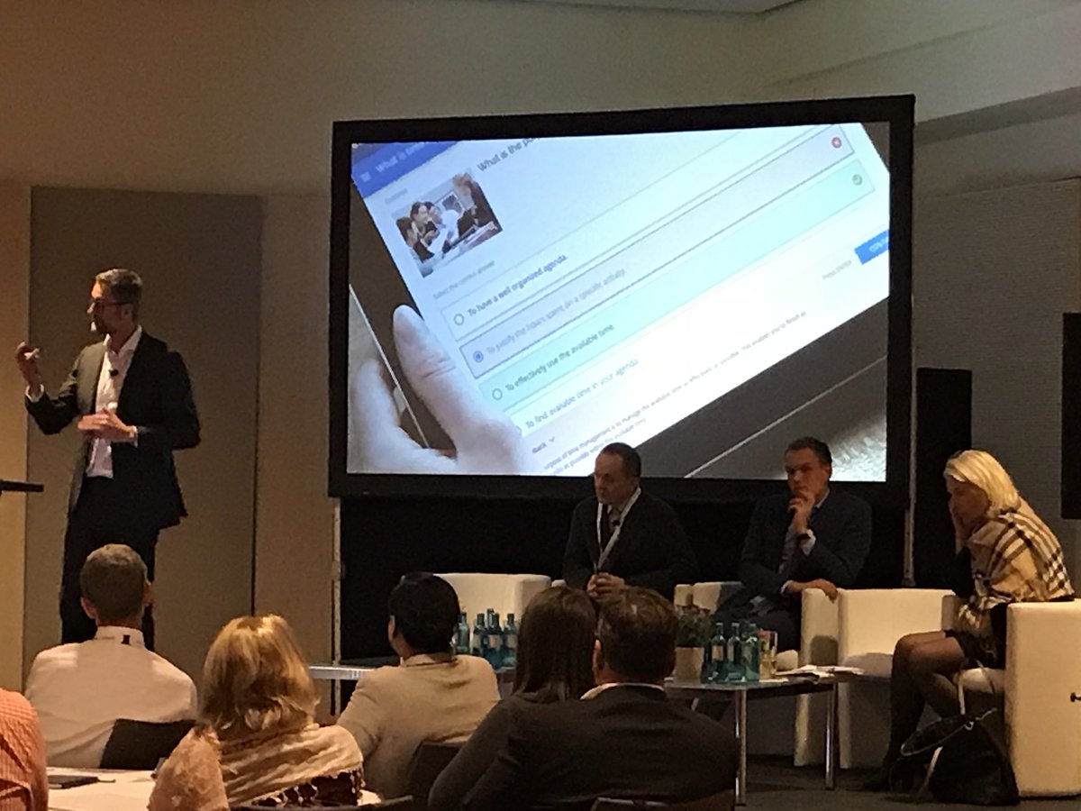 Drillster on stage at the #EATS2017 #adaptivelearning #drillster @drillsterdotcom