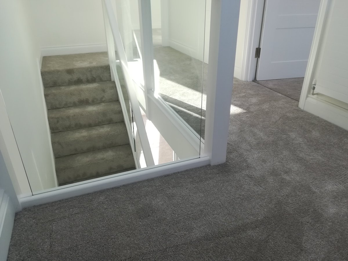 aftfloor's tweet photo. New carpet laid this week from @CarpetNFlooring, Soft Noble in Grey Mare https://t.co/oqoxF0GwLD