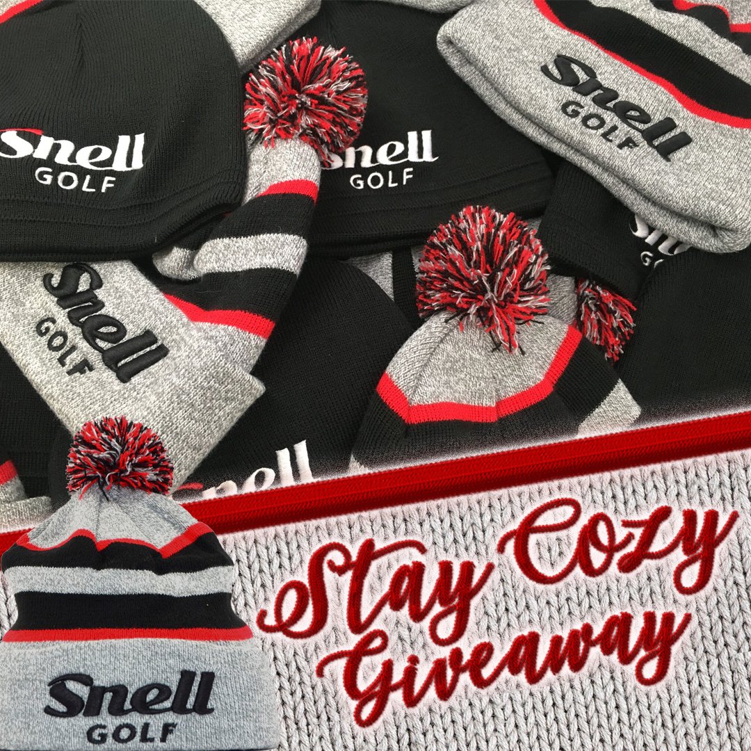 SnellGolf's tweet photo. Jump over to our Insta channel to enter our #StayCozy #giveaway ! 3 winners of a new beanie and a dozen balls! https://t.co/TV1TPd5Nvp #Golf https://t.co/Qqxvt6l1xs