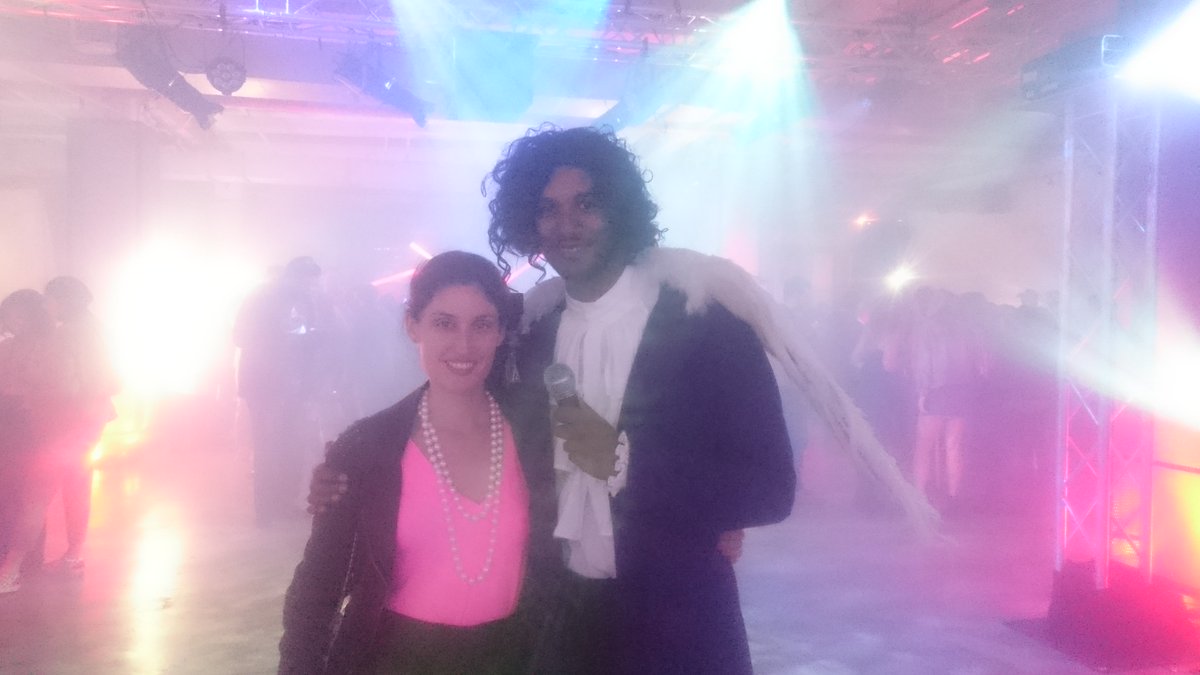 SometimesITweet's tweet photo. @TMobile #thankenstein #contest 80's chick and angel Prince https://t.co/raex7qghRF