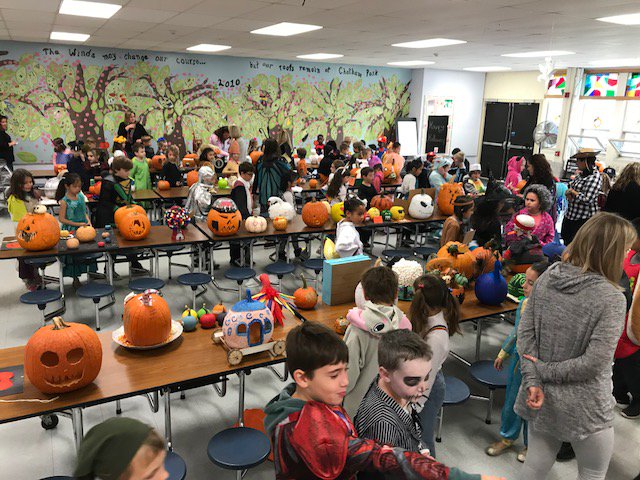 ChathamPark_ES's tweet image. The creativity is overflowing at Chatham Park!  Let the good times roll, but please NOT the pumpkins!! #CPPRIDE