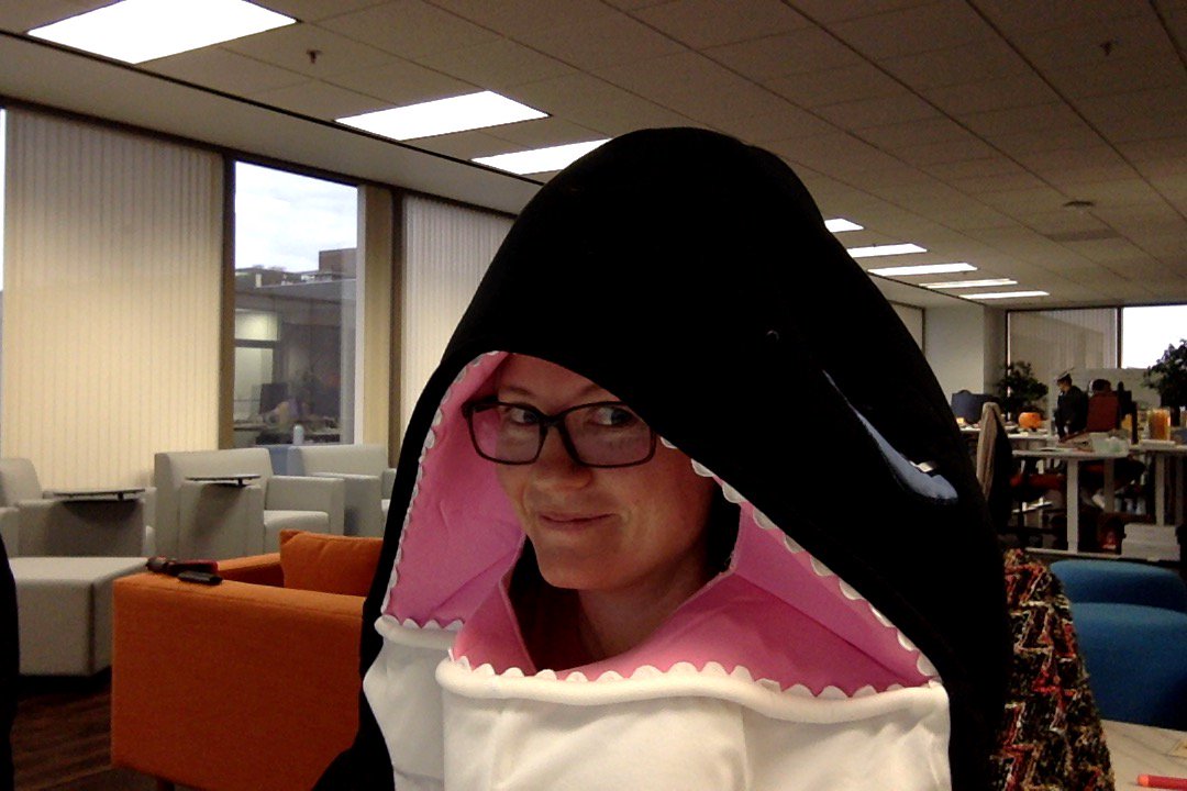 RobinKanatzar's tweet photo. Code monkey was so last year. This year it's all about #codewhale https://t.co/TQJMELeetG