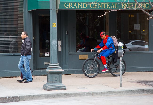 roamingwrangler's tweet photo. #Spiderman Stalking Suspects. Thank goodness #Denver is being watched over. #Photography #StreetPhotography #SuperHeros https://t.co/fFrvbKIpRc