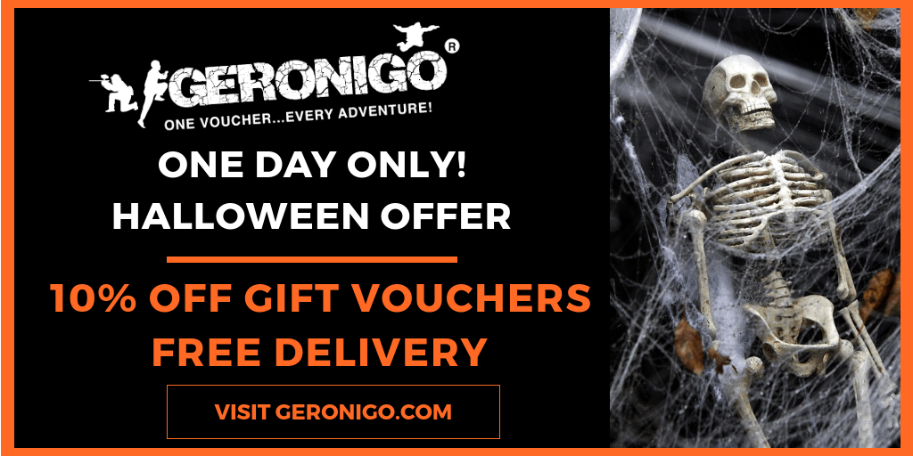activitypeople's tweet photo. Celebrate #Halloween with a treat..

10% off all gift vouchers + free delivery, thanks to our friends at Geronigo https://t.co/PRWd6g6lhg https://t.co/K81SlJdjKH