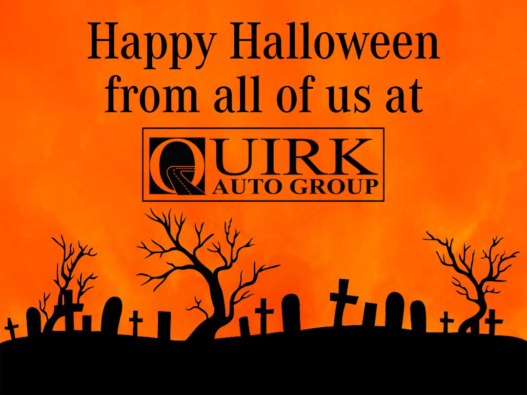 QuirkAutoGroup's tweet image. #HappyHalloween from all of us here @QuirkAutoGroup! Please remember to drive slow and watch out for #TrickOrTreaters!