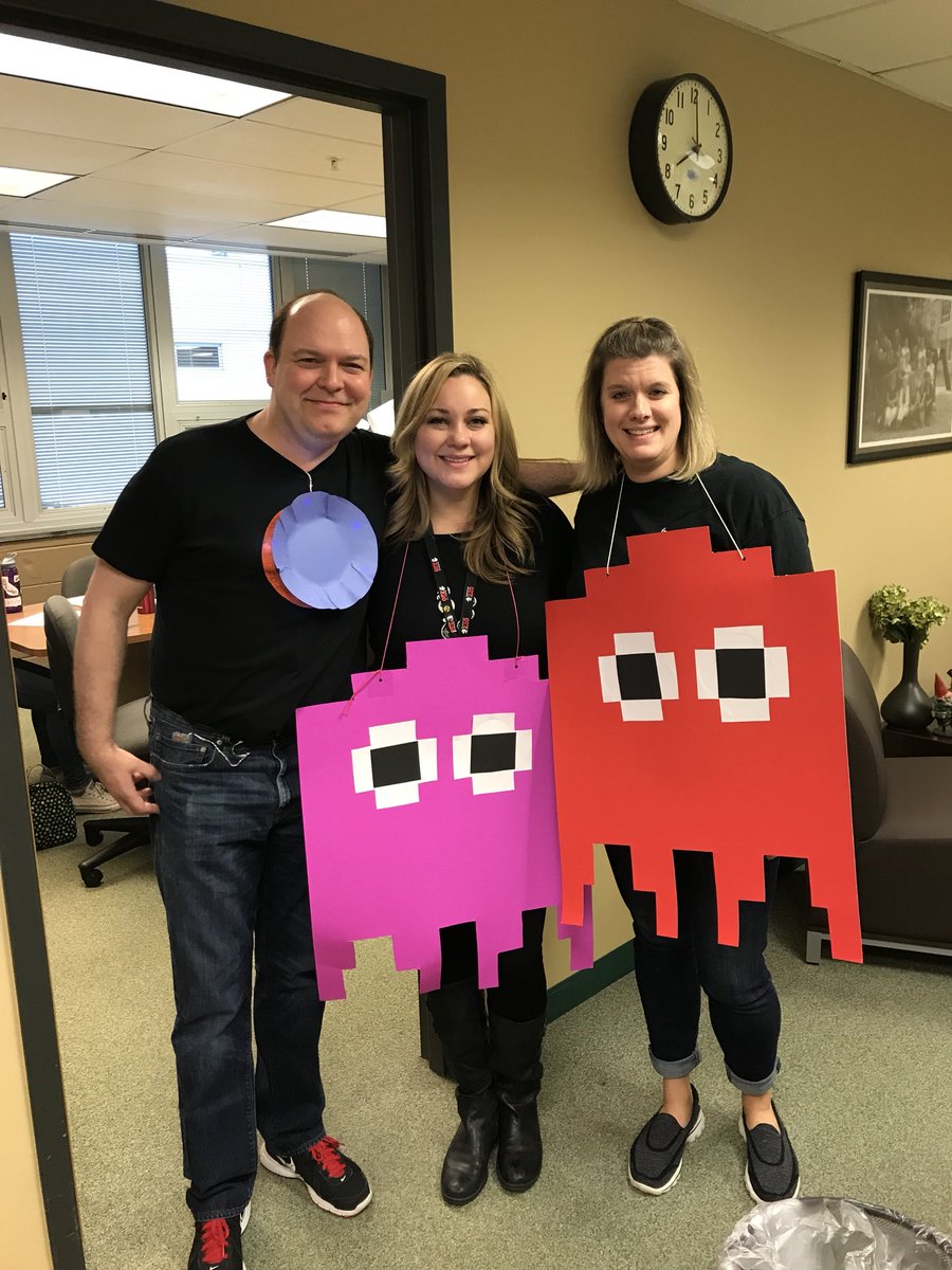 lturngren's tweet photo. Science and math department are rocking the 80s theme today! @barrington220 @bhs220 #sciencedeptrocks https://t.co/xM4VIhJ0Fs