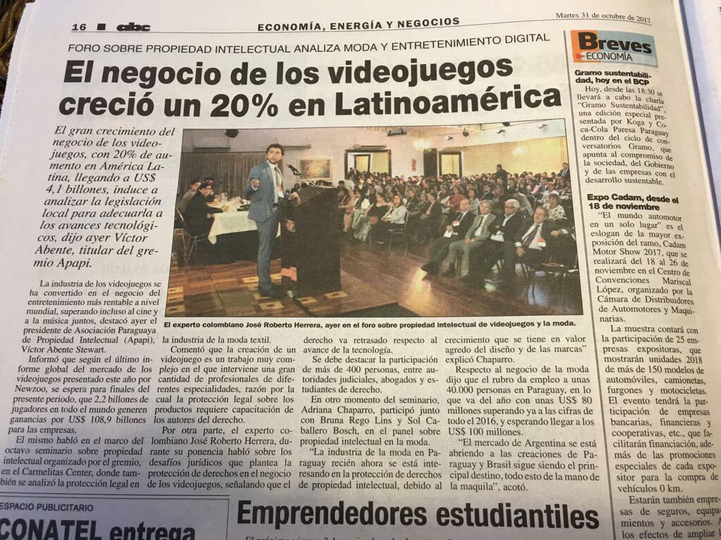 HDABOGADOS's tweet photo. #APAPI Seminario Internacional Propiedad Intelectual 2017 https://t.co/NOhlynBIzC