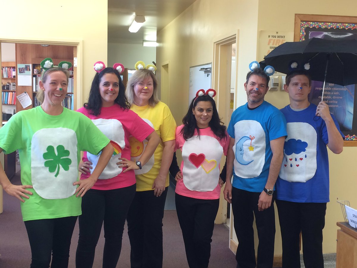 chs_ss's tweet photo. Happy Halloween from your Student Services team! #carebears #weCAREaboutYOU #schoolspirit #chargerpride https://t.co/s05mREO6CT