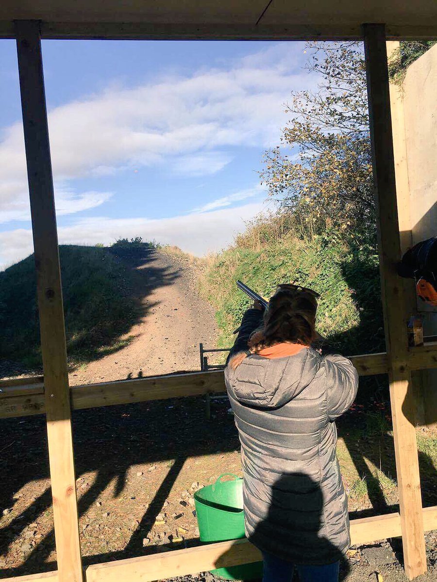 A weekend of breakfast, Corn maze, Pumpkin picking, Malham Cove adventure, Betty's &amp; Clay Pigeon Shooting ❤🎯🎃 #home #Yorkshire