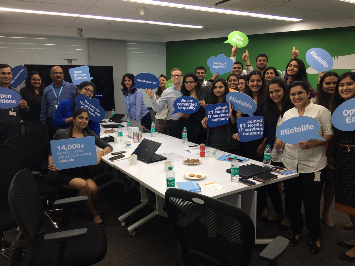 KatariinaKravi's tweet photo. Tieto India HR team welcoming us to Pune. Fantastic work in recruitment, digitalization LaaL etc #tietolife https://t.co/tr96142YgV