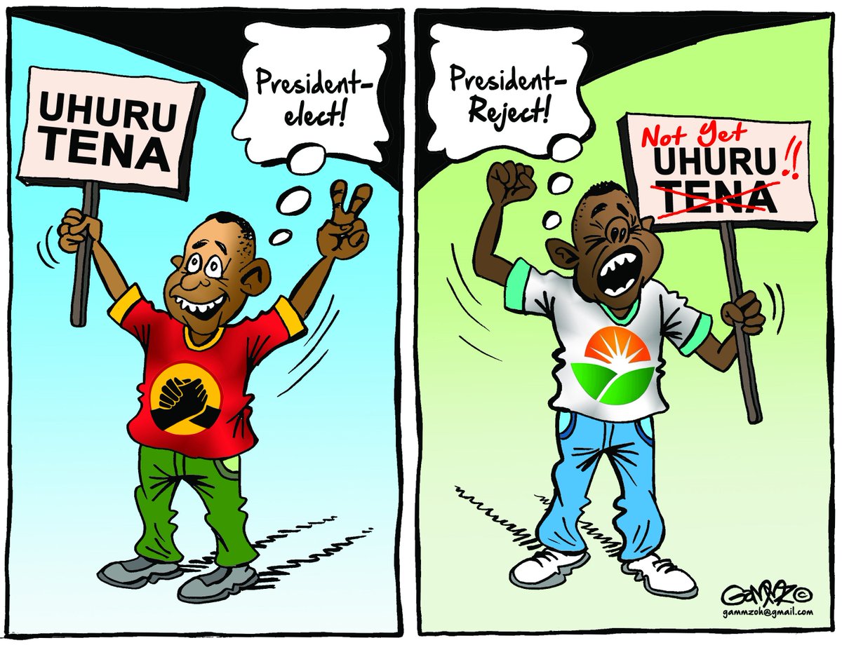 kiddoGAMMZ's tweet photo. ONE Nation TWO Faces... @SDEKenya @NairobianToday @KTNKenya #NASAOnPoll #AUPollObservers #pollresultske #presidentelect https://t.co/jIYtYUf1ZD