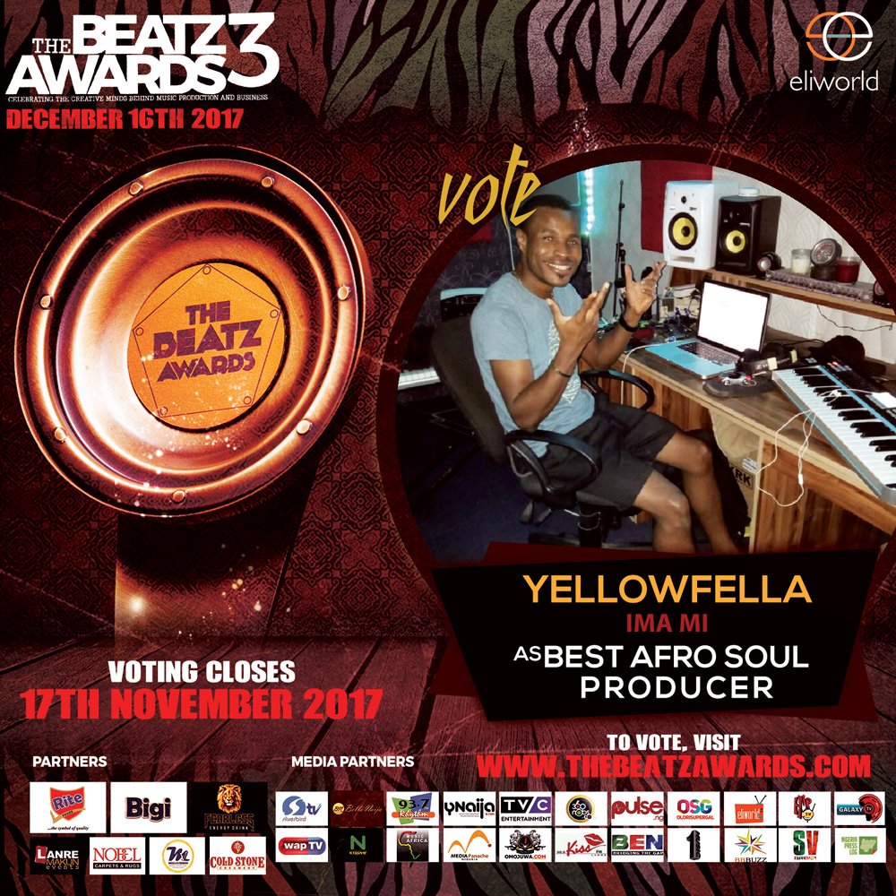 TheBeatzAwards's tweet photo. #THEBEATZAWARDS3Nominees
BEST AFRO SOUL PRODUCER
#Yellowfella https://t.co/AP8GycbQ2E