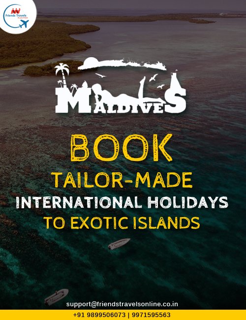FriendsTravels_'s tweet photo. BOOK TAILOR-MADE INTERNATIONAL HOLIDAYS TO #EXOTICISLANDS
#Maldives #InternationalHolidays #TailorMadeHolidays #IslandsTour #FriendsTravels https://t.co/UcbVIIW4zM