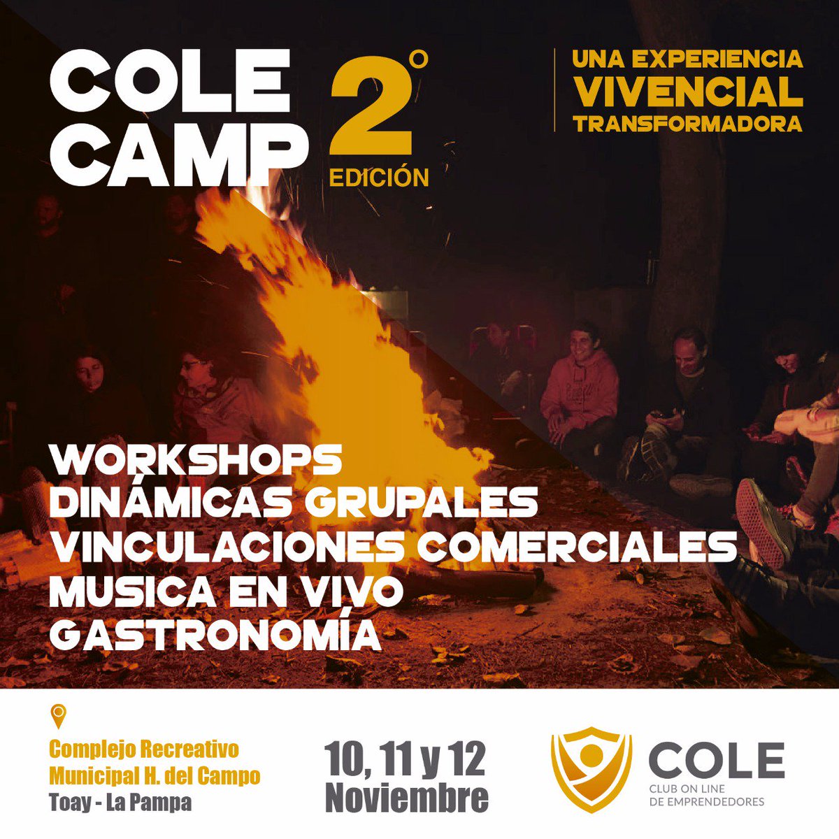 pablomarek's tweet photo. COLE Camp! 2da edición La Pampa. Vos podés participar https://t.co/hUbyYvUAtr https://t.co/iF8kNX5tan