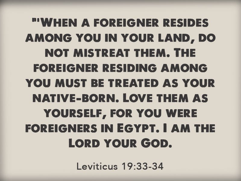 thatdankent's tweet image. For Halloween this year I want to terrify fundamentalists. 
I’m dressing up as Leviticus 19:33-34.