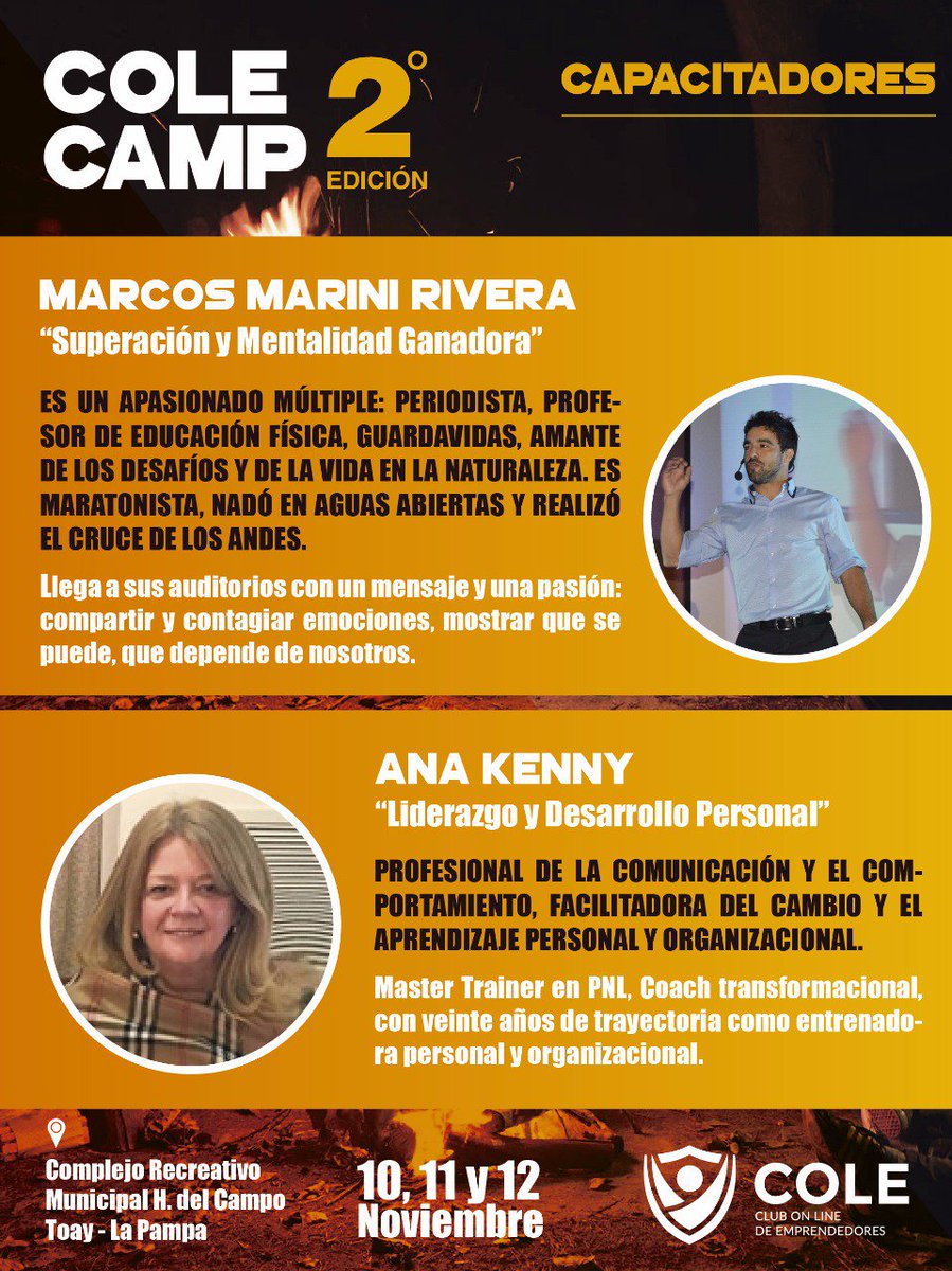 pablomarek's tweet photo. COLE Camp! 2da edición La Pampa. Vos podés participar https://t.co/hUbyYvUAtr https://t.co/iF8kNX5tan