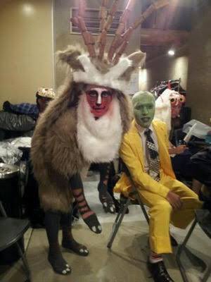 モリナオフミ フラチナリズム 今年もハロウィン仮装大会出来なかったので 過去の作品でお楽しみください もののけ姫よりシシガミ様 映画sawシリーズよりジグソウ Bossシリーズよりレインボーマウンテン 新人の板前 少しでも笑ったら それが