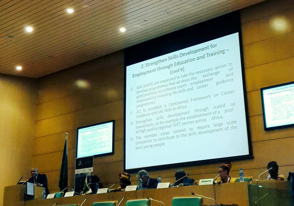 AfricaTalksJobs's tweet photo. Handover of Conference Communiquè to policy Makers. Prof Sarah Anyang Agbor @_AfricanUnion @SabatucciEU #AfricaTalksJobs #ATJ2016 https://t.co/VCd0xCyBVH
