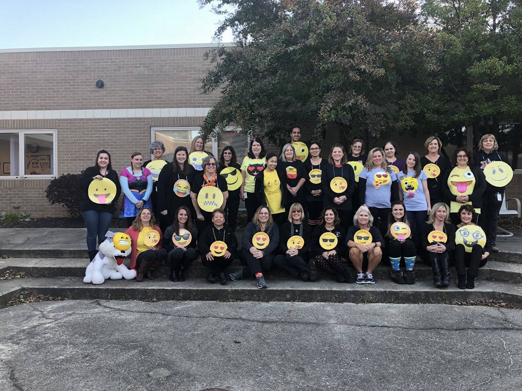 Staff at Clearspring are full of emoji for Halloween