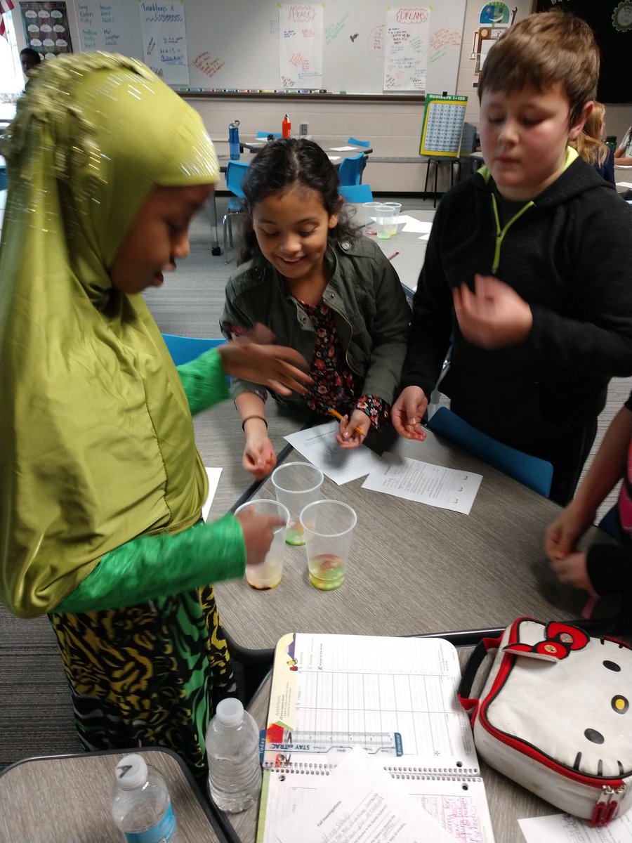 dani_rypka's tweet photo. My little scientists digging in and getting messy in the name of learning @StemMcKinley @McKinley4th  #mckinleystrong https://t.co/Rq3RdYaMeK