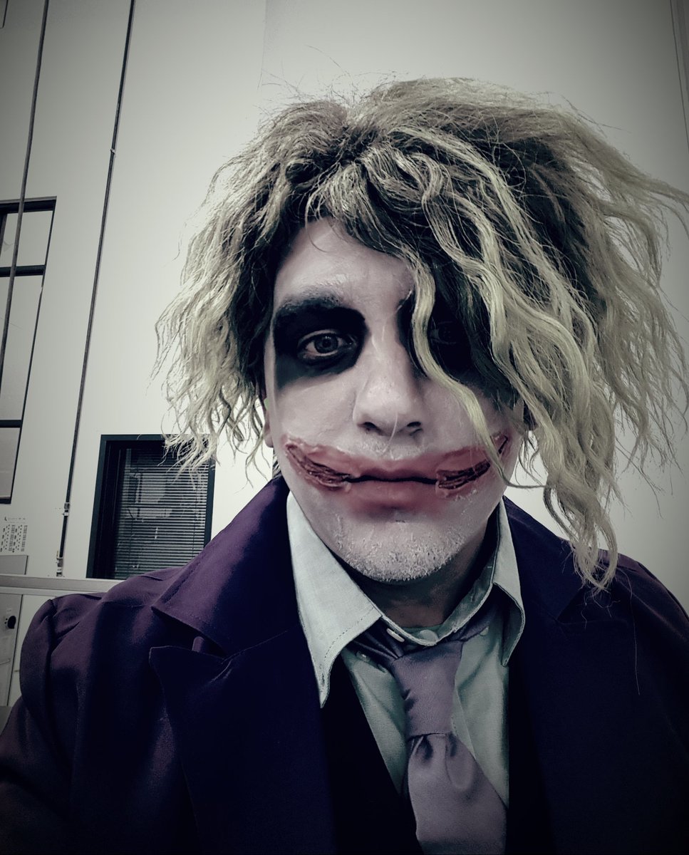 excoachhauty's tweet photo. Happy Halloween Everyone... #whysoserious #MSJU https://t.co/YSYDQPF555