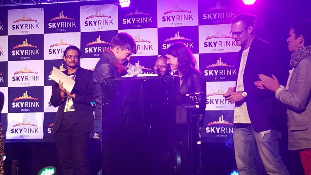 DigiLabAfrica's tweet photo. Last week, @DigiLabAfrica was proud to award Howard James Fyvie for his projet THE SPAMS in the Transmedia Animation category! https://t.co/OjbkIpogob