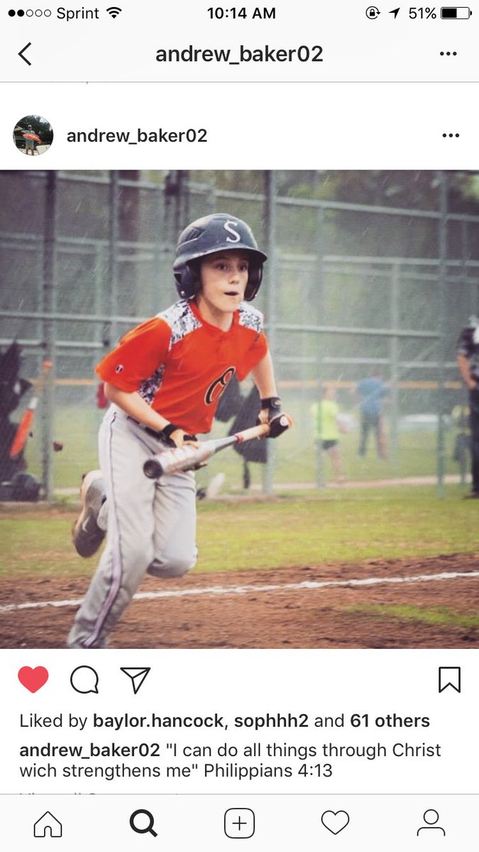 ruthieannbaker's tweet photo. Hahaha my brother has such the typical boy instagram I love it https://t.co/FSwp8VUruL