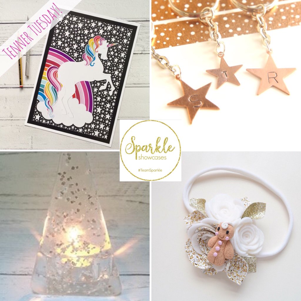 Sparkleshow1's tweet photo. Some lovely #tennertuesday offers by our members @ByCharliesHand , @iamrachelshop , @glass_by_emily &amp; @eliselovesbows 💕 #tuesday #creative https://t.co/lbYefVrCT9
