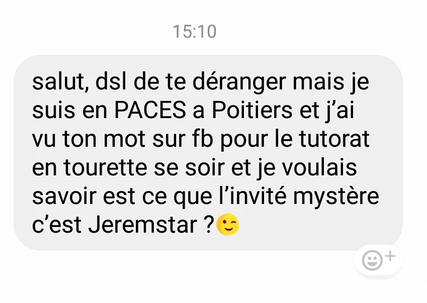 Katiademay's tweet photo. J'ai publié ds le grp paces qu'il y aurait un invité mystère au tut et on m'envoie ça jsuis outrée mon invitée c'est juste Clotilde😭😭 https://t.co/WutdGBG5i3
