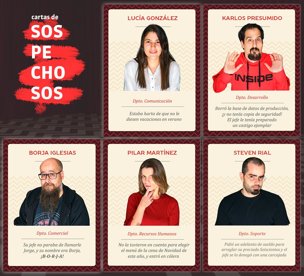 dinahosting's tweet photo. ¿Ya sabes quién es el asesino? Lee las pistas en #quienmatoaljefeDH 🎃, acierta y ¡gana un año de Netflix o HBO!  
https://t.co/ceNFn1gH8C https://t.co/vosw8OsjRo