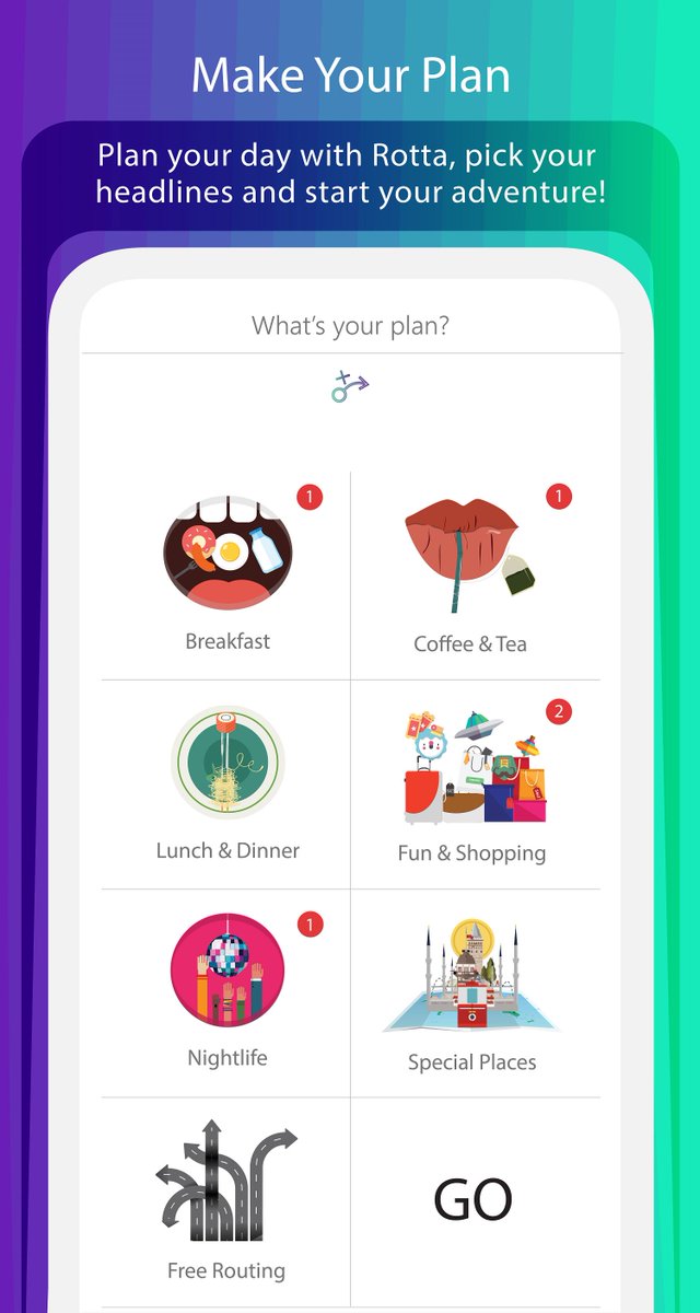 rottaapp's tweet photo. Rotta is an app to create unique daily/periodic interactive routes!😀😍 https://t.co/kYOVTy0s11