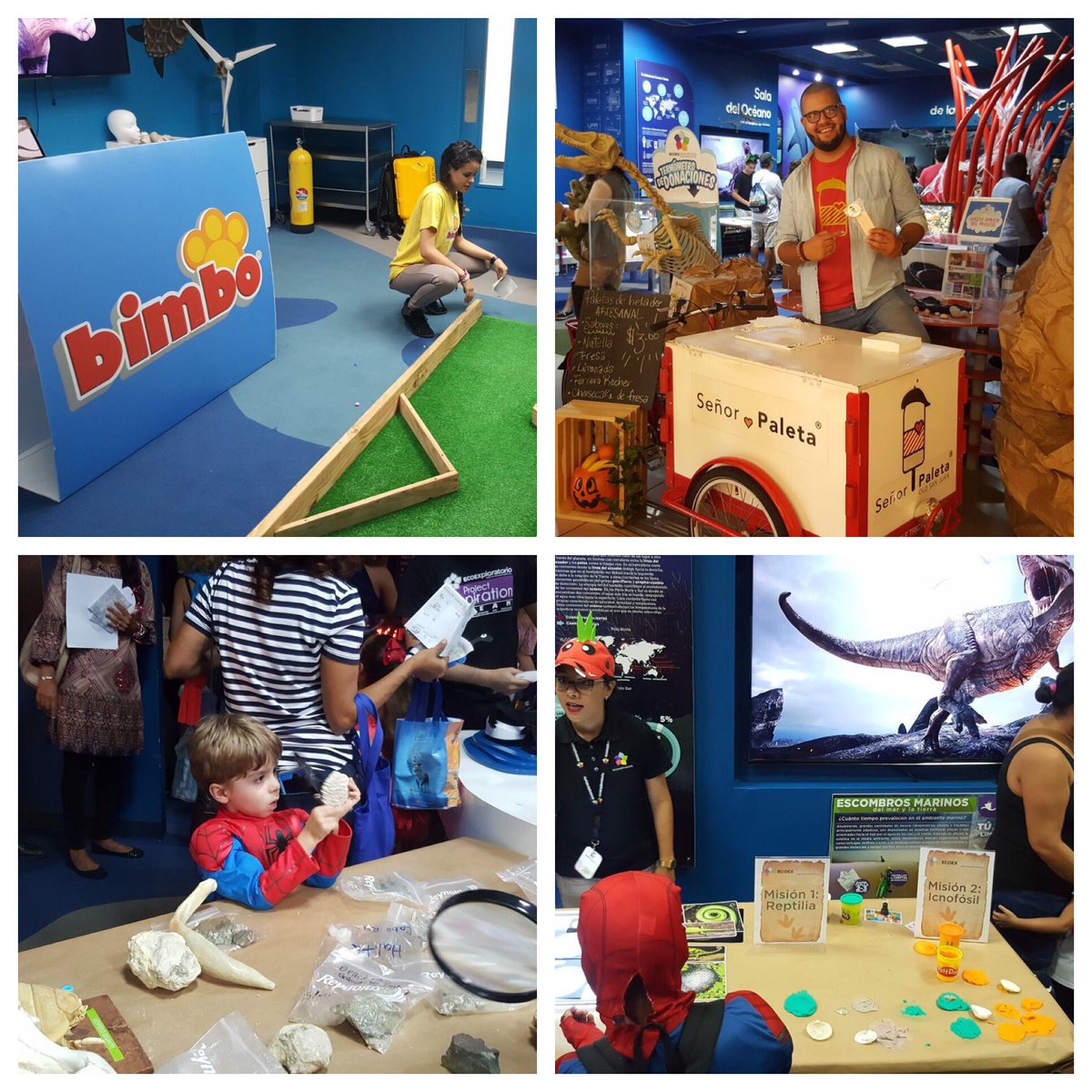 ECOEXPLORATORIO's tweet photo. ¡Qué bien la pasamos el pasado sábado en la exhibición Oceánica! Gracias a galletas #Bimbo de #Holsum y @senorpaleta por acompañarnos https://t.co/vbT9xxEPgA